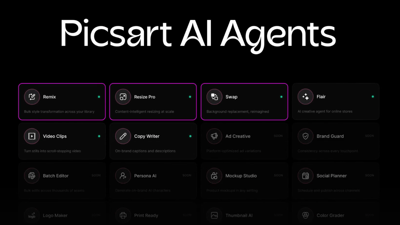 Picsart-dan sosial media və e-ticaret üçün süni intellekt agentləri təqdim edən bazar yeri: Picsart AI Agents