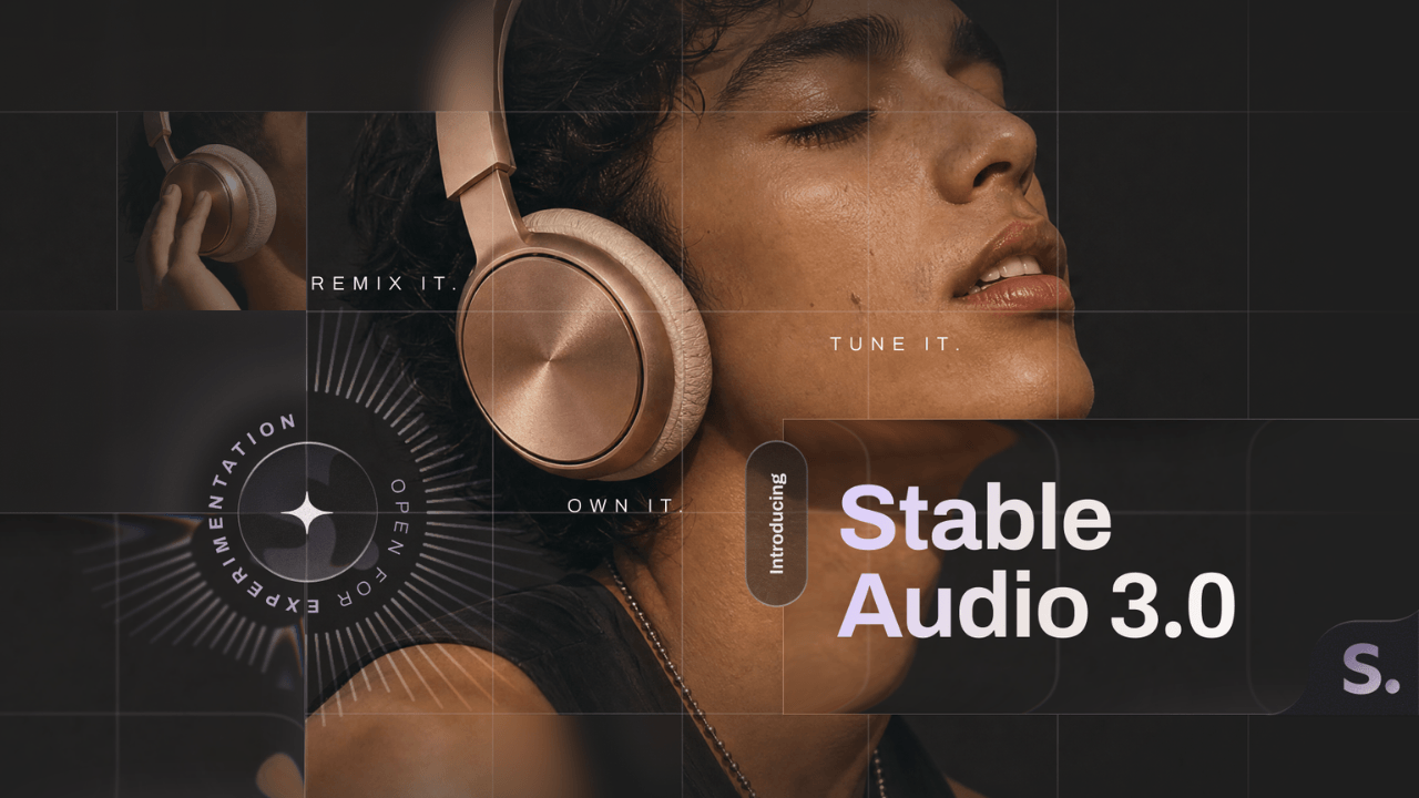 Stability AI-dan altı dəqiqədən uzun musiqilər istehsal edə bilən yeni səs modeli: Stable Audio 3.0